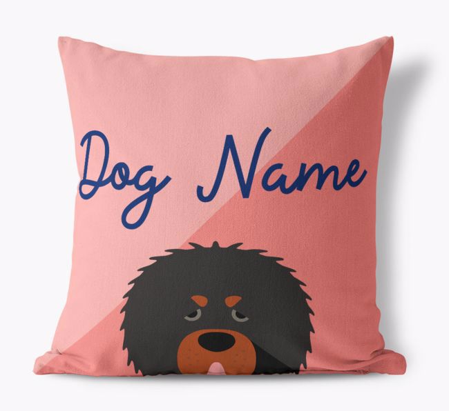 Peeking Name: Personalized {breedFullName} Pillow